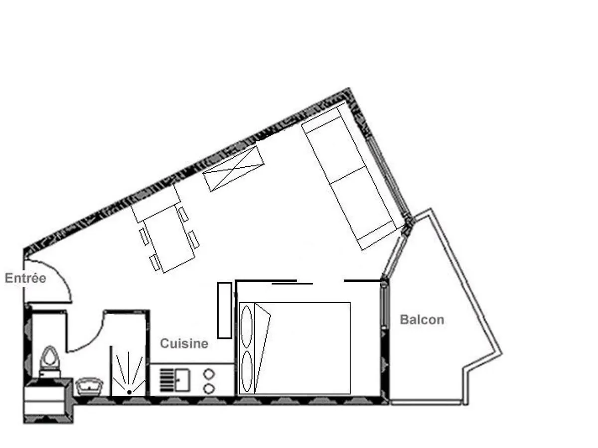 Appartement Les Menuires, 2 pièces, 4 personnes - FR-1-344-1042 Saint-Martin-de-Belleville